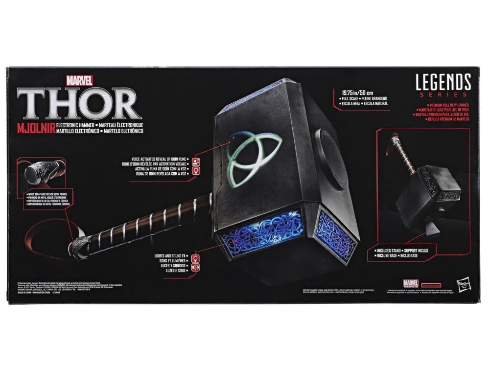 Marvel Legends Series Mjolnir Electronic Hammer Gallery Image 13