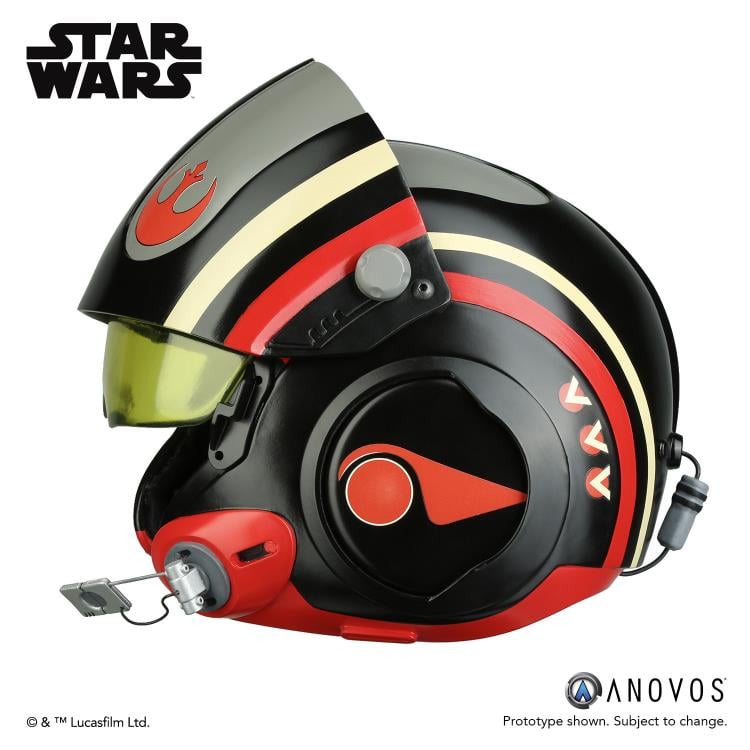 Star Wars Poe Dameron (The Force Awakens) 1:1 Scale Wearable Helmet (Black Squadron) Gallery Image 5