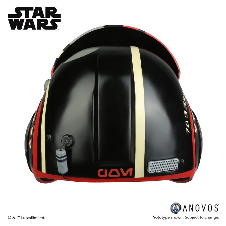 Star Wars Poe Dameron (The Force Awakens) 1:1 Scale Wearable Helmet (Black Squadron) Gallery Image 7