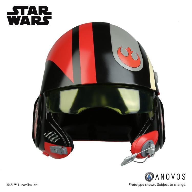 Star Wars Poe Dameron (The Force Awakens) 1:1 Scale Wearable Helmet (Black Squadron) Gallery Image 3