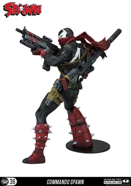 Spawn 7" Commando Spawn Figure #34 Color Tops Collector Edition Gallery Image 3