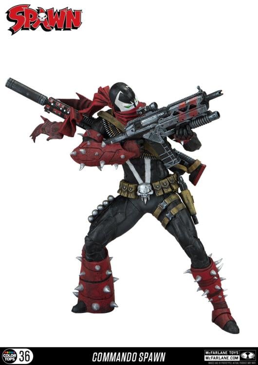 Spawn 7" Commando Spawn Figure #34 Color Tops Collector Edition Gallery Image 4