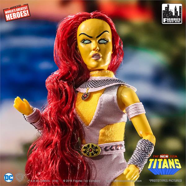 New Teen Titans World's Greatest Heroes Series 1 Starfire 8" Retro Figure Gallery Image 6