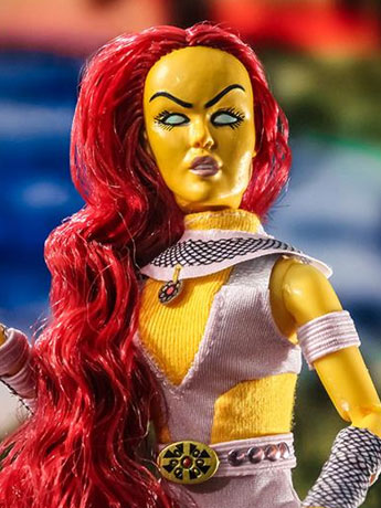New Teen Titans World's Greatest Heroes Series 1 Starfire 8" Retro Figure Gallery Image 2