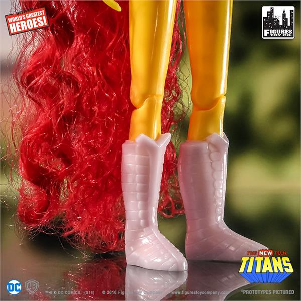 New Teen Titans World's Greatest Heroes Series 1 Starfire 8" Retro Figure Gallery Image 7