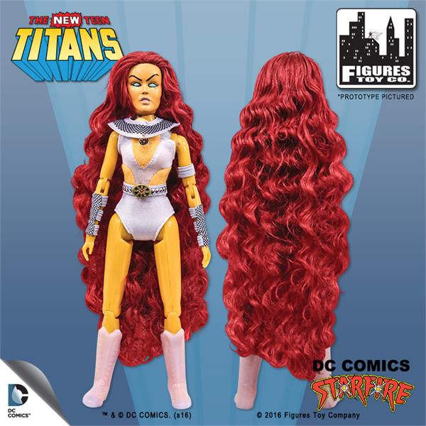 New Teen Titans World's Greatest Heroes Series 1 Starfire 8" Retro Figure Gallery Image 5