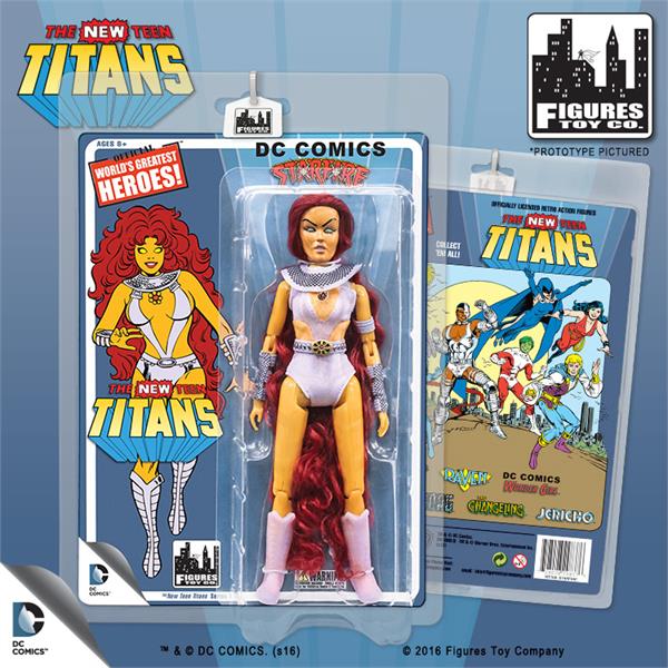 New Teen Titans World's Greatest Heroes Series 1 Starfire 8" Retro Figure Gallery Image 8