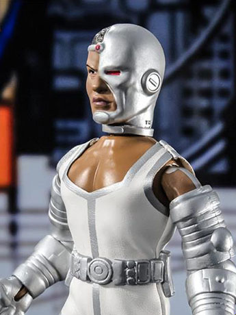 New Teen Titans World's Greatest Heroes Series 1 Cyborg 8" Retro Figure Gallery Image 2