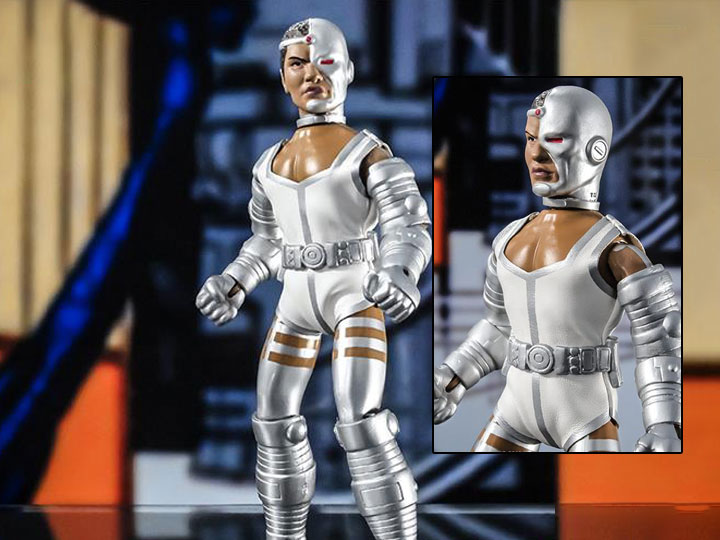 New Teen Titans World's Greatest Heroes Series 1 Cyborg 8" Retro Figure Gallery Image 1