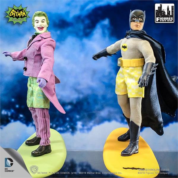 Batman Classic TV Series World's Greatest Heroes Batman (Surfing Series) 8" Retro Figure Gallery Image 3