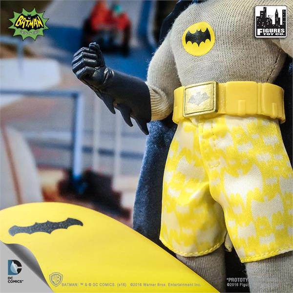 Batman Classic TV Series World's Greatest Heroes Batman (Surfing Series) 8" Retro Figure Gallery Image 5