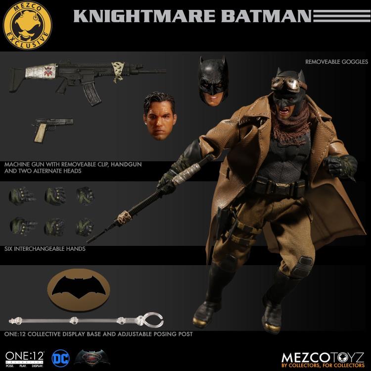 mezco KNIGHTMARE BATMAN メズコ　ナイトメアバットマン Mezco Knightmare Batman | Knightmare Batman Figure