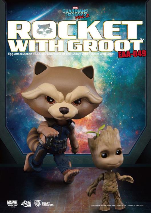Guardians of the Galaxy Vol. 2 Egg Attack Action EAA-049 Rocket With Groot PX Previews Exclusive Gallery Image 4