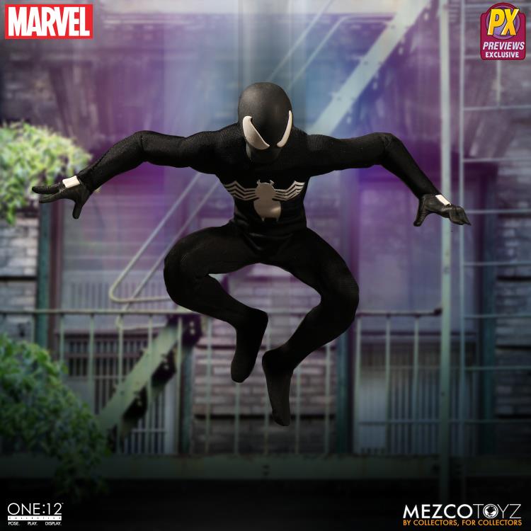 Marvel One:12 Collective Spider-Man (Black Suit) PX Previews Exclusive Gallery Image 6