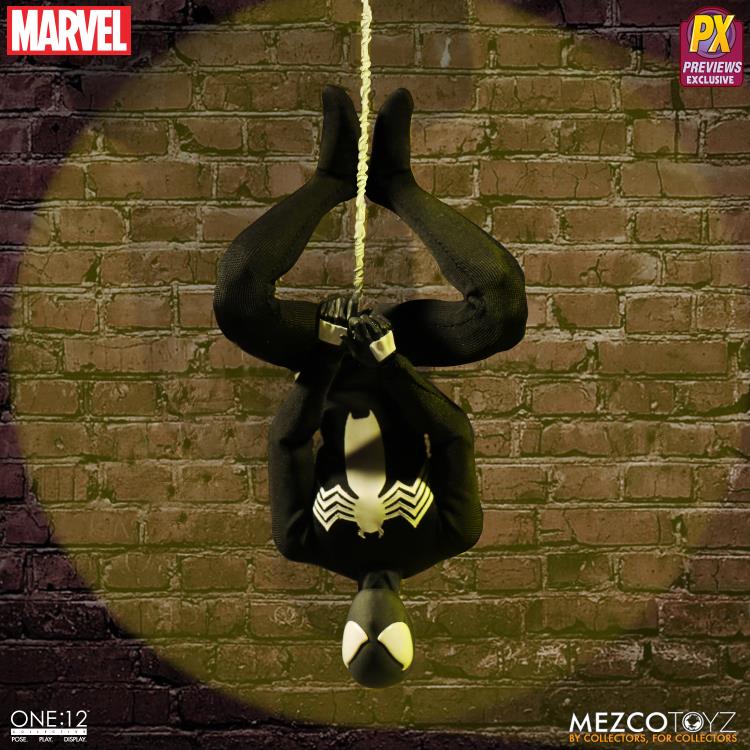 Marvel One:12 Collective Spider-Man (Black Suit) PX Previews Exclusive Gallery Image 4
