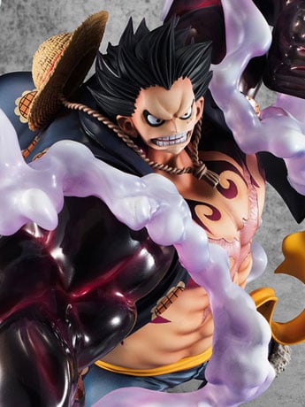 One Piece Portrait of Pirates Excellent Model Luffy (Gear 4) LE Gallery Image 2