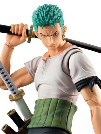One Piece Variable Action Heroes Roronoa Zoro (Past Blue) Gallery Image 2