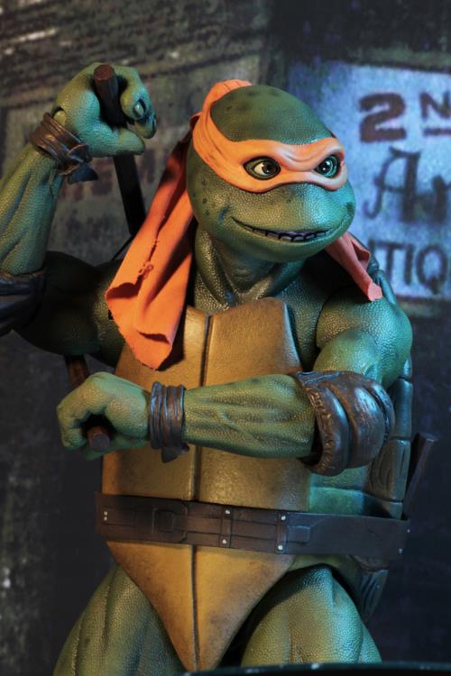 Teenage Mutant Ninja Turtles (1990 Movie) Michelangelo 1/4 Scale Figure Gallery Image 8