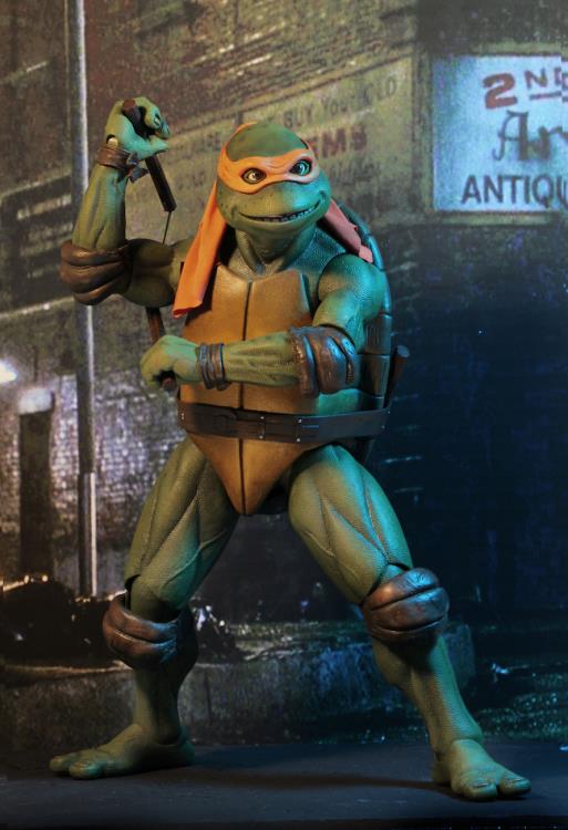 Teenage Mutant Ninja Turtles (1990 Movie) Michelangelo 1/4 Scale Figure Gallery Image 7