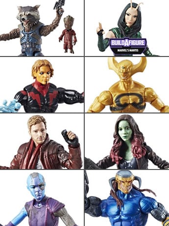 Guardians of the Galaxy Vol. 2 Marvel Legends Wave 2 Set of 7