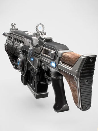 Gears of War 4 Custom Lancer Full Scale Replica Gallery Image 2
