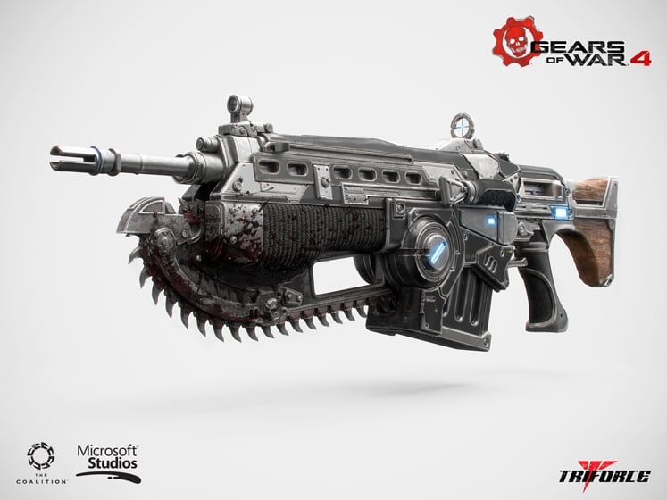 Gears of War 4 Custom Lancer Full Scale Replica Gallery Image 4