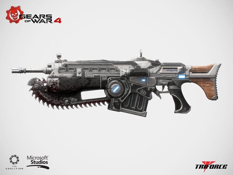 Gears of War 4 Custom Lancer Full Scale Replica Gallery Image 3