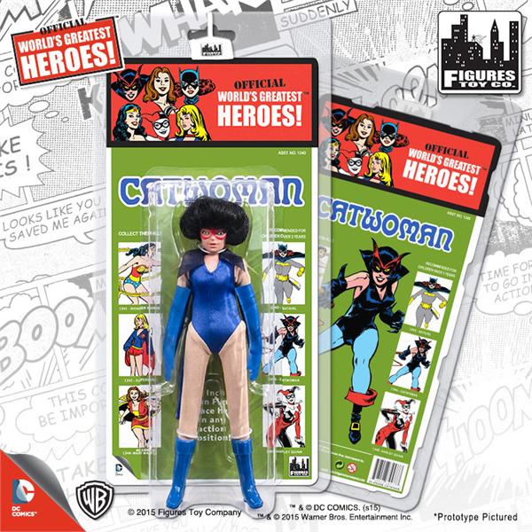 DC World's Greatest Heroes Series 1 Catwoman 8" Retro Figure Gallery Image 3