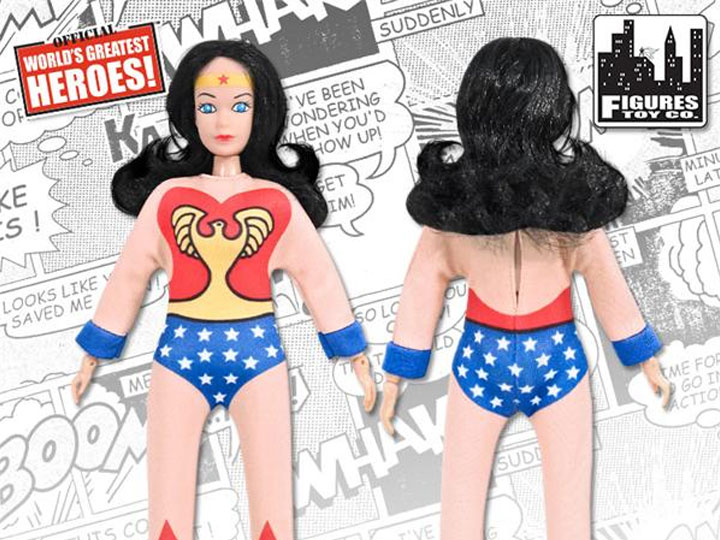 DC World's Greatest Heroes Series 2 Wonder Woman 8" Retro Figure Gallery Image 1