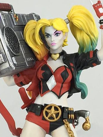 DC Rebirth Harley Quinn Boombox PX SDCC 2017 Exclusive Statue Gallery Image 2