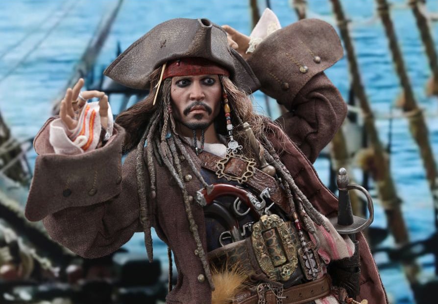 Pirates of the Caribbean: Dead Men Tell No Tales DX15 Jack Sparrow 1/6th Scale Collectible Figure Gallery Image 10