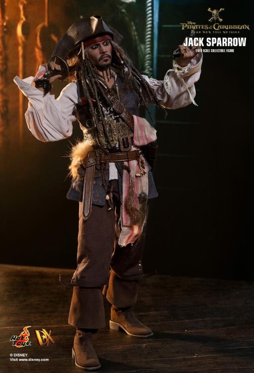 Pirates of the Caribbean: Dead Men Tell No Tales DX15 Jack Sparrow 1/6th Scale Collectible Figure Gallery Image 5