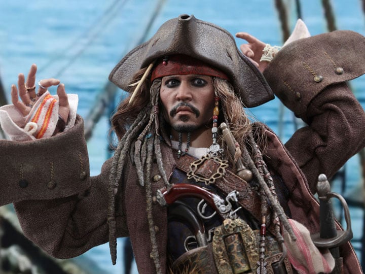 Pirates of the Caribbean: Dead Men Tell No Tales DX15 Jack Sparrow 1/6th Scale Collectible Figure Gallery Image 1