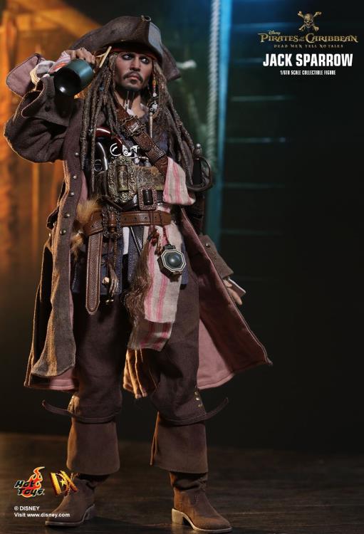 Pirates of the Caribbean: Dead Men Tell No Tales DX15 Jack Sparrow 1/6th Scale Collectible Figure Gallery Image 6