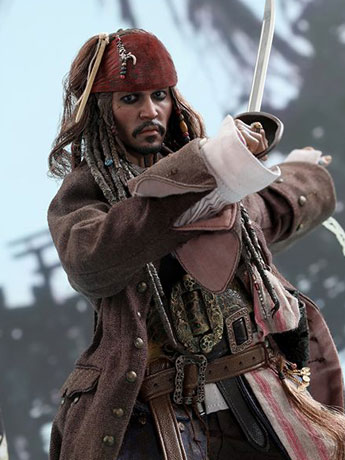 Pirates of the Caribbean: Dead Men Tell No Tales DX15 Jack Sparrow 1/6th Scale Collectible Figure Gallery Image 2
