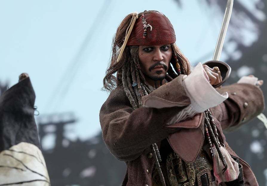 Pirates of the Caribbean: Dead Men Tell No Tales DX15 Jack Sparrow 1/6th Scale Collectible Figure Gallery Image 8