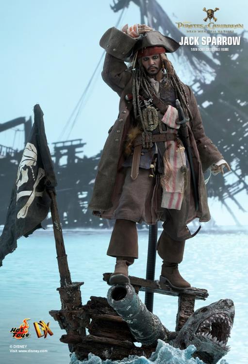 Pirates of the Caribbean: Dead Men Tell No Tales DX15 Jack Sparrow 1/6th Scale Collectible Figure Gallery Image 7