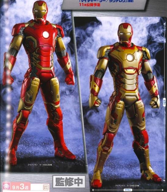 Marvel Universe Iron Man Mark XLII & XLIII Premium 1/10 Scale Figures Gallery Image 3