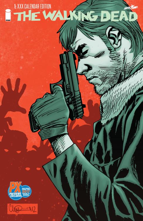 The Walking Dead 2018 Calendar With PX Walking Dead #1 Variant SDCC 2017 Exclusive Gallery Image 3
