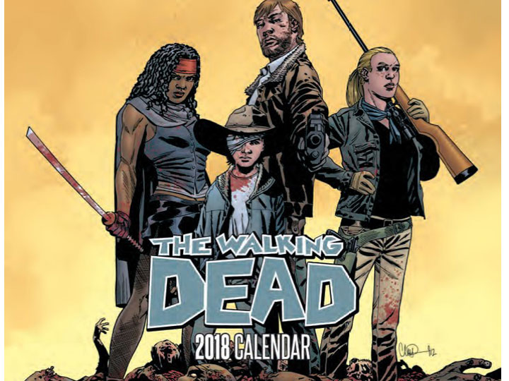The Walking Dead 2018 Calendar With PX Walking Dead #1 Variant SDCC 2017 Exclusive Gallery Image 1