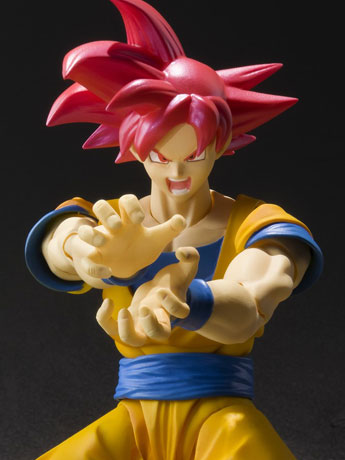 Dragon Ball Z S.H.Figuarts Super Saiyan God Goku Gallery Image 2