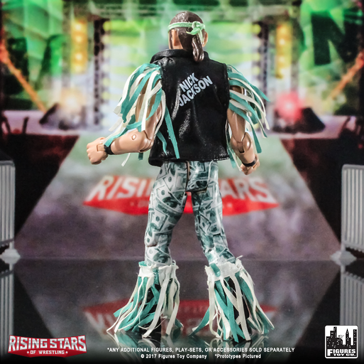 Rising Stars of Wrestling 6" Action Figure Series 01 - Young Buck Nick Jackson Gallery Image 3