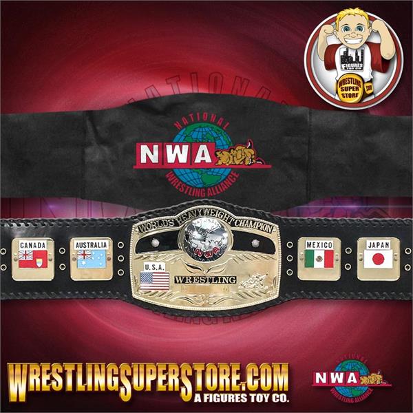 NWA World Heavyweight Championship Ultra Deluxe Adult Size Replica Belt Gallery Image 7