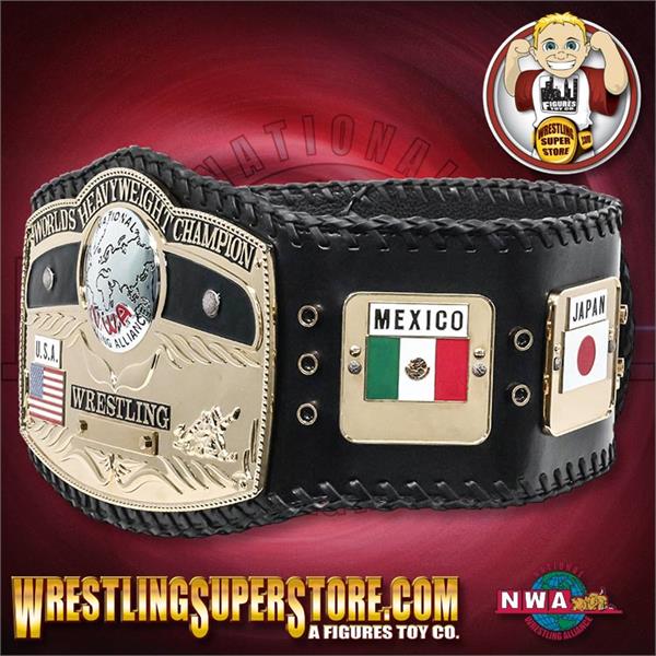 NWA World Heavyweight Championship Ultra Deluxe Adult Size Replica Belt Gallery Image 3