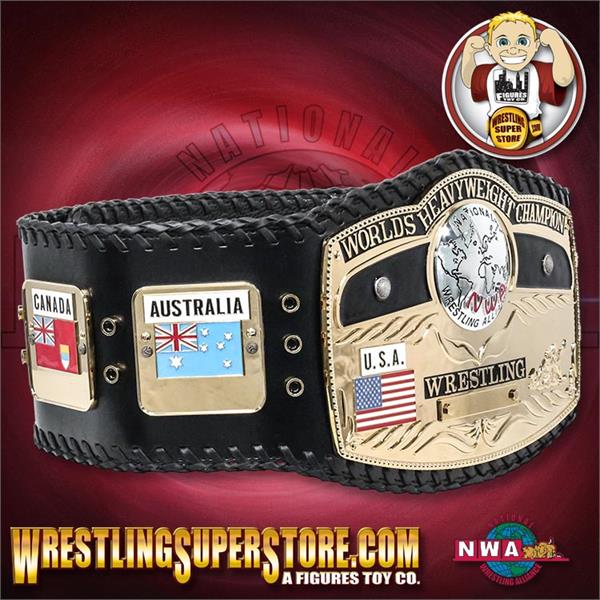 NWA World Heavyweight Championship Ultra Deluxe Adult Size Replica Belt Gallery Image 4
