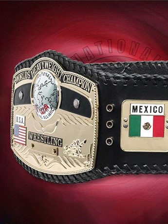 NWA World Heavyweight Championship Ultra Deluxe Adult Size Replica Belt Gallery Image 2