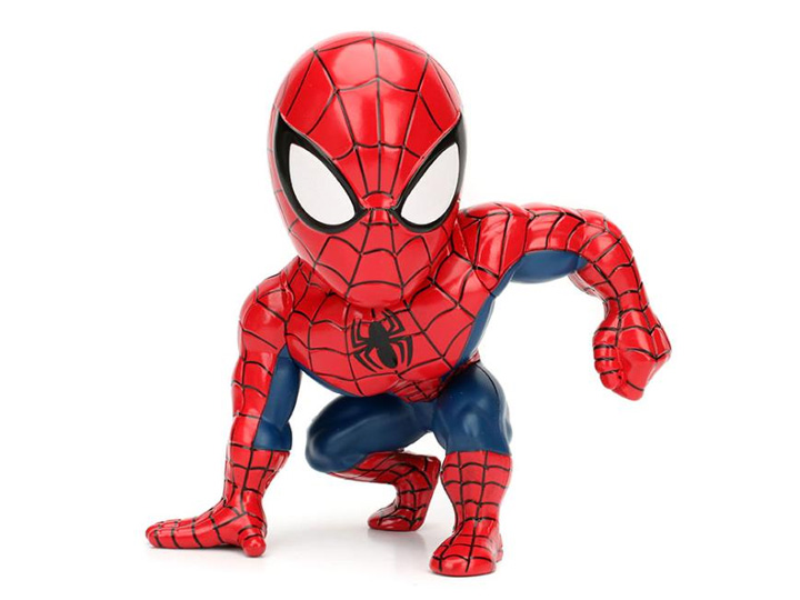 Marvel Metals Die Cast 6" Ultimate Spider-Man Figure Gallery Image 1