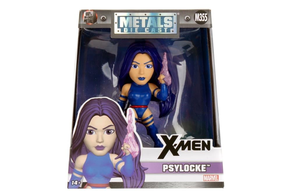 X-Men Metals Die Cast 4" Psylocke Figure Gallery Image 8