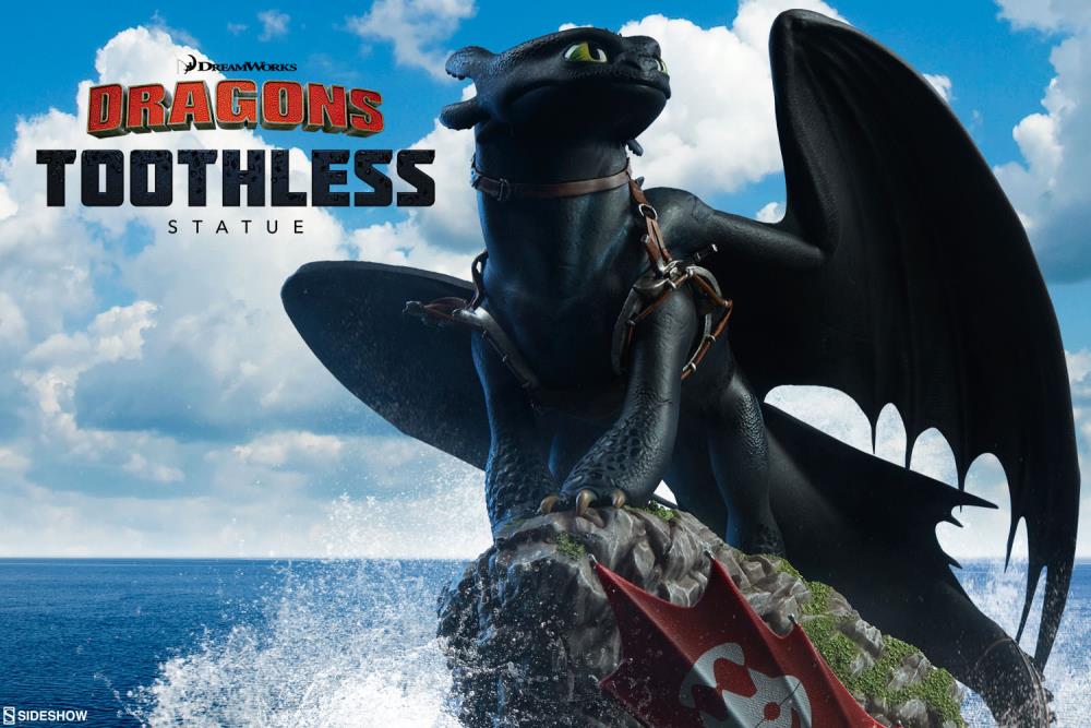 How to Train Your Dragon 2 Toothless Statue Gallery Image 12