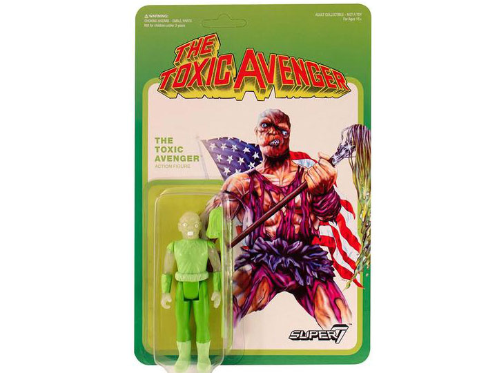 The Toxic Avenger ReAction 3.75" Figure (Glow in The Dark Variant) Gallery Image 1
